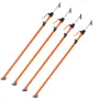 Cabinet Jack Support Pole, 4-Pack, 125-291 cm Steel Telescopic Quick Support Rod, Adjustable 3rd Hand System up to 90 kg Capacit