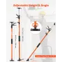 Cabinet Jack Support Pole, 2-Pack, 116-290 cm Steel Telescopic Quick Support Rod, Adjustable 3rd Hand System up to 70 kg Capacit