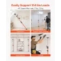 Cabinet Jack Support Pole, 2-Pack, 116-290 cm Steel Telescopic Quick Support Rod, Adjustable 3rd Hand System up to 70 kg Capacit