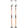 VEVOR Kabinet Jack Støttestang, 2-Pak, 116-290 cm stål Teleskopisk Quick Support Stang, Justerbart 3. Håndssystem op til 70 kg C