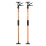 VEVOR Cabinet Jack Support Pole, 2-Pack, 116-290 cm Steel Telescopic Quick Support Rod, Adjustable 3rd Hand System up to 70 kg C