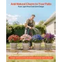 Plantepotter, 4 Pack 300 mm Whiskey Fad Plantekasser med