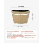 Plantepotter, 4 Pack 300 mm Whiskey Fad Plantekasser med
