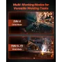 Welding Helmet Auto Darkening, 93 x 43 mm True Color Welding Hood, Solar Powered Welder Mask 2 Arc Sensors, Shade 4/9-13 for TIG