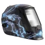 VEVOR Welding Helmet Auto Darkening, 93 x 43 mm True Color Welding Hood, Solar Powered Welder Mask 2 Arc Sensors, Shade 4/9-13 f
