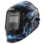 VEVOR Welding Helmet Auto Darkening, 93 x 43 mm True Color Welding Hood, Solar Powered Welder Mask 2 Arc Sensors, Shade 4/9-13 f