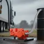 Fuel Transfer Pump 230V, 20 GPM 76 L/min, AC Electric Oil Transfer Pump, with Meter, Auto Shut-Off Fuel Nozzle & Discharge Hose,