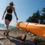 Kajakvogn, 113,4 kg Lastekapacitet, Kanovogn ​​Dolly med 19,1