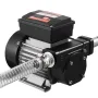 Fuel Transfer Pump 230V, 16 GPM 60 L/min, AC Electric Oil Transfer Pump for Diesel Kerosene Biodiesel, with Auto Fuel Nozzle & 2