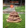 Faux Rock Cover, Outdoor Fake Rock Well Pump Cover, Realistic Natural Texture, Lightweight & Weather-Resistant Polyresin Artific