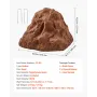 Faux Rock Cover, Outdoor Fake Rock Well Pump Cover, Realistic Natural Texture, Lightweight & Weather-Resistant Polyresin Artific