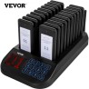 Restaurant Pager 20 Coasters Paging System Max 98 Nursery Pager Wireless Paging Queuing Calling System with 3 Calling Modes