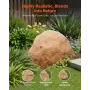 VEVOR Faux Rock Cover, Outdoor Fake Rock Well Pump Cover, Realistic Natural Texture, Lightweight & Weather-Resistant Artificial 