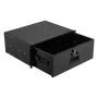 4U Rack Mount Drawer, 22.68 kg Max Load-Bearing, Lockable Server Cabinet Case, Sliding Drawer with Lock and Cable Management Hol