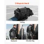 VEVOR Motorcycle Tail Bag, 30 L Motorcycle Rear Seat Bag with Waterproof Rain Cover, Outdoor Sports Motorbike Luggage Storage Tr