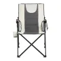 Folding Camping Chair, 3 Reclining Positions, Outdoor High Back Camping Chair, 260lbs Weight Capacity, Full Padded Beach Chairs 