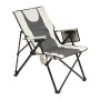 Folding Camping Chair, 3 Reclining Positions, Outdoor High Back Camping Chair, 260lbs Weight Capacity, Full Padded Beach Chairs 
