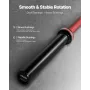 180cm Barbell Bar, Fit 2-Inch Weight Plates, Barbell Bar with Knurled Grip for Strength Training, Weightlifting, Squat, Deadlift