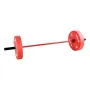 180cm Barbell Bar, Fit 2-Inch Weight Plates, Barbell Bar with Knurled Grip for Strength Training, Weightlifting, Squat, Deadlift