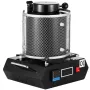VEVOR guldsmelteovn, 1350W, 1150℃ maks. temperatur, digital elektrisk smelteovnsmaskine, med 3 kg keramisk digel,