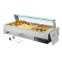 kommerciel madvarmer, 1500 W elektrisk dampvarmer i rustfrit