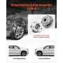 2PCS Front Wheel Bearing & Hub Assembly Fit for 2018 Audi Q3 Komfort Premium Plus Sport Utility 4-Door Volkswagen Beetle Coast C