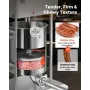 Manual Sausage Stuffer, 22 LBS / 10 L Vertical Meat Stuffer, Dual-Speed Sausage Casing Meat Filling Machine, Stainless Steel Hea