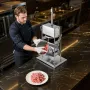 Manual Sausage Stuffer, 22 LBS / 10 L Vertical Meat Stuffer, Dual-Speed Sausage Casing Meat Filling Machine, Stainless Steel Hea