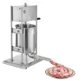 Manual Sausage Stuffer, 22 LBS / 10 L Vertical Meat Stuffer, Dual-Speed Sausage Casing Meat Filling Machine, Stainless Steel Hea