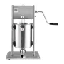 Manual Sausage Stuffer, 22 LBS / 10 L Vertical Meat Stuffer, Dual-Speed Sausage Casing Meat Filling Machine, Stainless Steel Hea