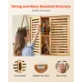 Bathroom Wall Cabinet, 2 Doors and Adjustable Shelf with 3 Height Levels, Over the Toilet Storage Medicine Cabinet Wall Mounted,
