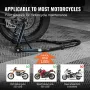 Motorcykel baghjulstativ, med u + l gaffel svingarm spole, 390