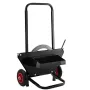 Banding Strapping Cart, Fit for Steel Strapping Coils with 600 mm Core Outer Size, Heavy Duty Strapping Dispenser with Rubber Wh