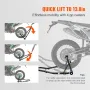 Motorcykel baghjulstativ, med u + l gaffel svingarm spole, 390