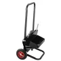 Banding Strapping Cart, Fit for Steel Strapping Coils with 600 mm Core Outer Size, Heavy Duty Strapping Dispenser with Rubber Wh