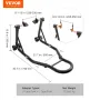 Motorcykel baghjulstativ, med u + l gaffel svingarm spole, 390