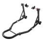 Motorcykel baghjulstativ, med u + l gaffel svingarm spole, 390