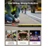 Cable Protector Ramp, 9,979 kg/axle Capacity, 1 Channel Heavy Duty Rubber Cord Hose Wire Cover, 70 x 50 mm Channel, Traffic Spee
