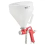 Air Texture Spray Gun, 4.5L Air Hopper Spray Gun, Professional Drywall Texture Painting Sprayer with 3 Nozzles (3.5mm, 6mm, 8mm)