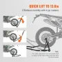 Motorcycle Stand Lift, 0.39 Tons Front Rear Combo Stand Lift Stand, Front and Rear Wheel Fork Stand, U+L Fork Swingarm Spool, Co