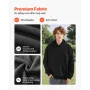 Dame Pullover Hættetrøje, 3X-Large Størrelse, Fleece Langærmet
