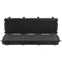 Hard Rifle Case, Lockable Rifle Case with Pre-cut Foams, 1320 mm Gun Storage with Wheels, Heavy Duty IP67 Waterproof & Dustproof