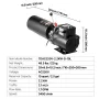 VEVOR Hydraulic Pump Power Unit, AC 220V, 10 Quart Single Acting Hydraulic Unit, 6.3 L/min Oil Flow, Max Discharge Pressure 22 M