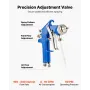 VEVOR Siphon Feed Spray Gun, High Atomization Air Paint Spray Gun, 1000cc Automotive Paint Sprayer with 1.8 mm Nozzle, Adjustabl