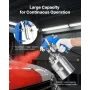 Siphon Feed Spray Gun, High Atomization Air Paint Spray Gun, 1000cc Automotive Paint Sprayer with 1.8 mm Nozzle, Adjustable Flow