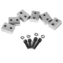 VEVOR Rebar Cutter Blades, 6 Pcs Replacement Jaw Blades for 1Inch 25mm 8 Electric Rebar Cutter, Double-sided, CR12MOV High-Hardn