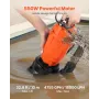 550W Submersible Trash Pump, 18000 L/H, Cast Iron Submersible Sump Sewage Pump with 2 in Discharge, 10M Max Lift, Draining Dirty