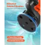 550W Submersible Trash Pump, 18000 L/H, Cast Iron Submersible Sump Sewage Pump with 2 in Discharge, 10M Max Lift, Draining Dirty