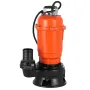 550W Submersible Trash Pump, 18000 L/H, Cast Iron Submersible Sump Sewage Pump with 2 in Discharge, 10M Max Lift, Draining Dirty