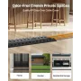 Drop Over Cable Cover, 7,938 kg/Axle Load Capacity, Heavy Duty Cable Hose Protector Ramp, Floor Cord Cover, for High Walking Tra
